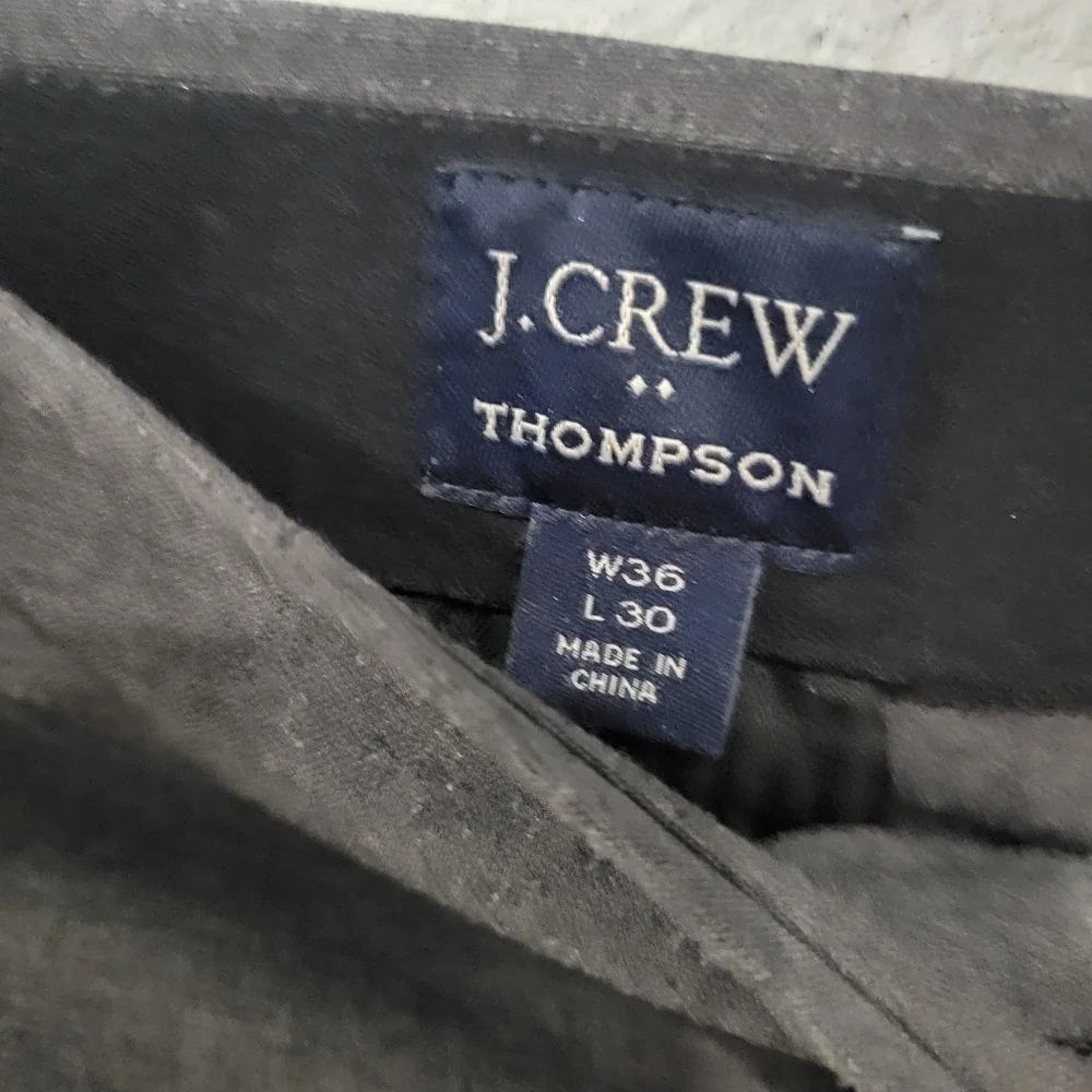 J Crew Slim Thompson Suit Pants Worsted Wool NWT 36x30